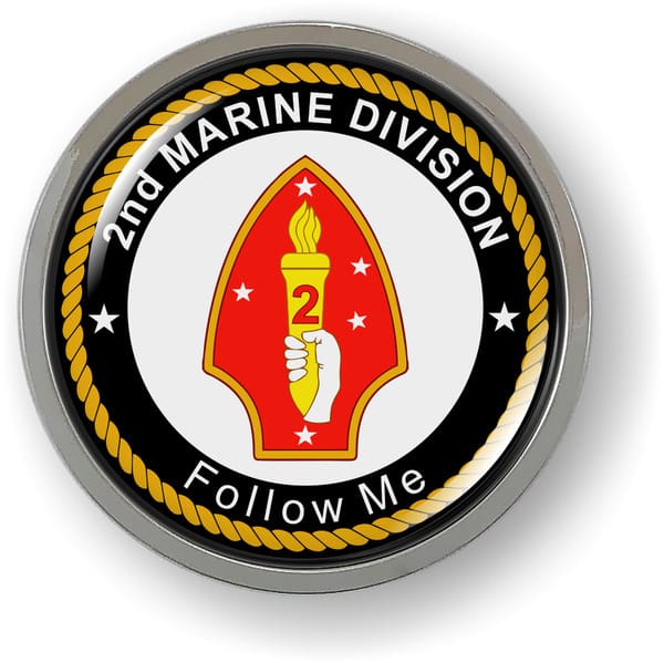 USMC - 2nd Marine Division Emblem